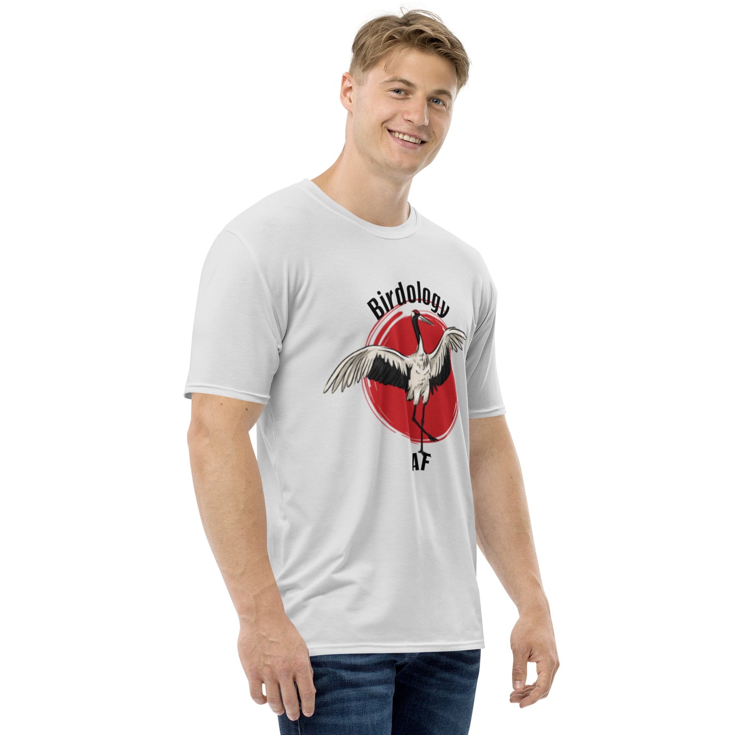 Men's Crane bird t-shirt