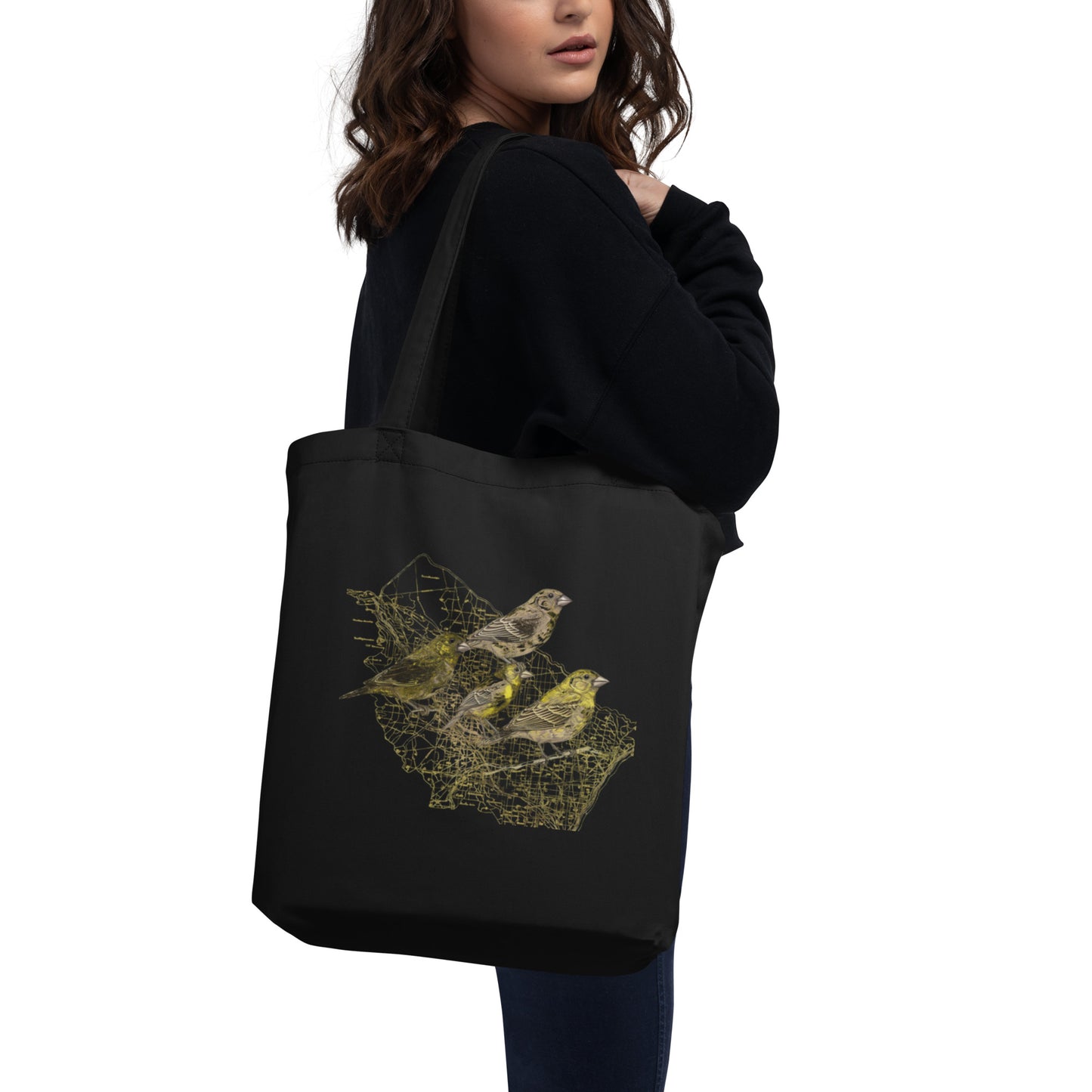 Yellowhammer Birds Design Eco Tote Bag