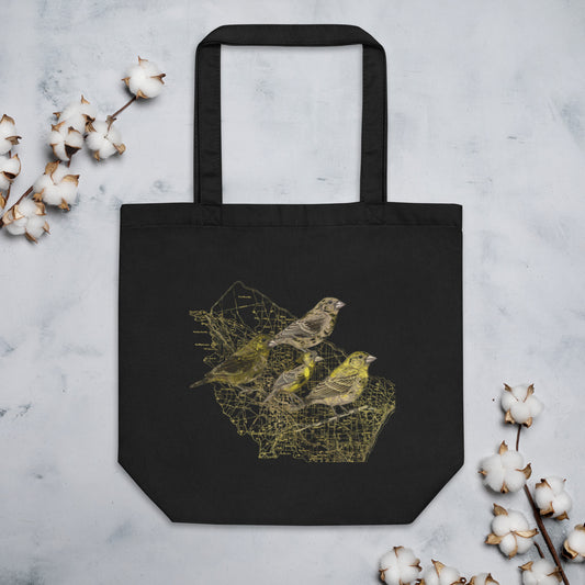 Yellowhammer Birds Design Eco Tote Bag