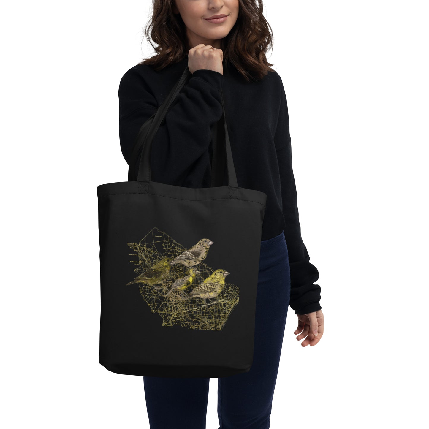 Yellowhammer Birds Design Eco Tote Bag