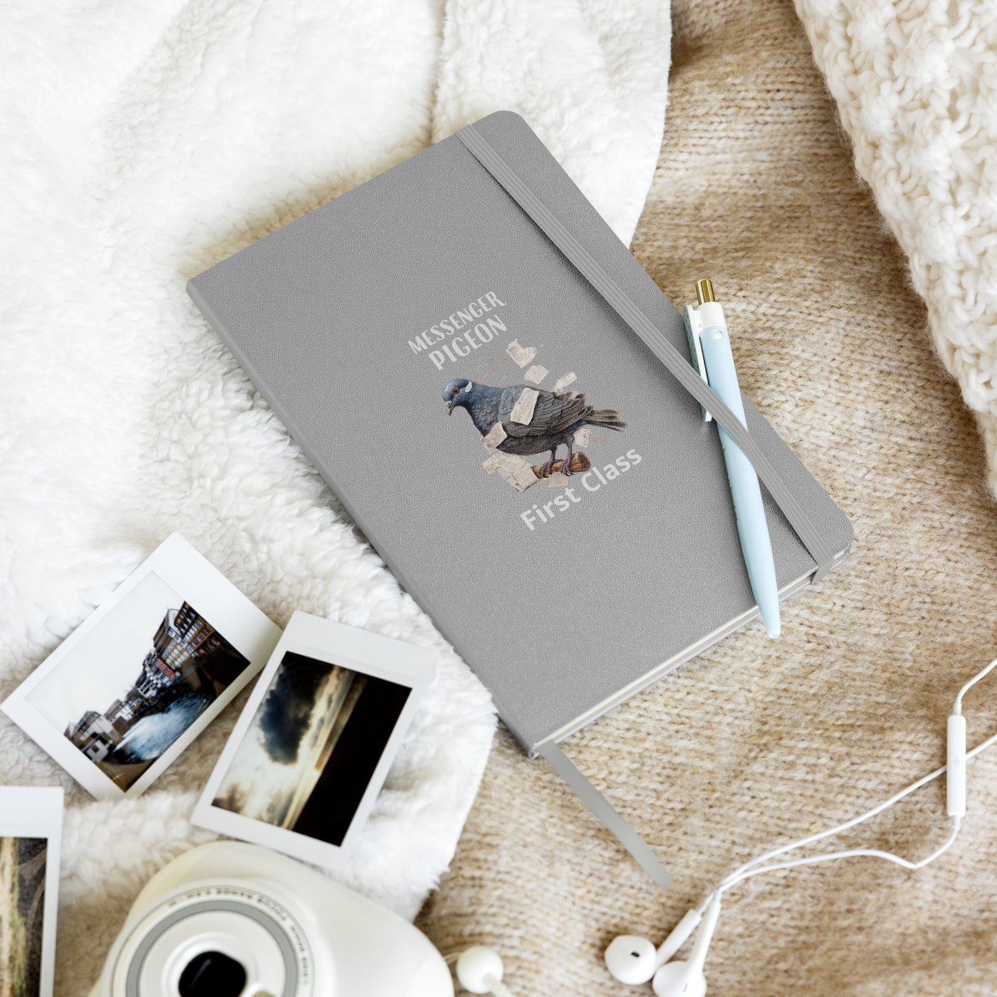 Messenger Pigeon Hardcover bound notebook