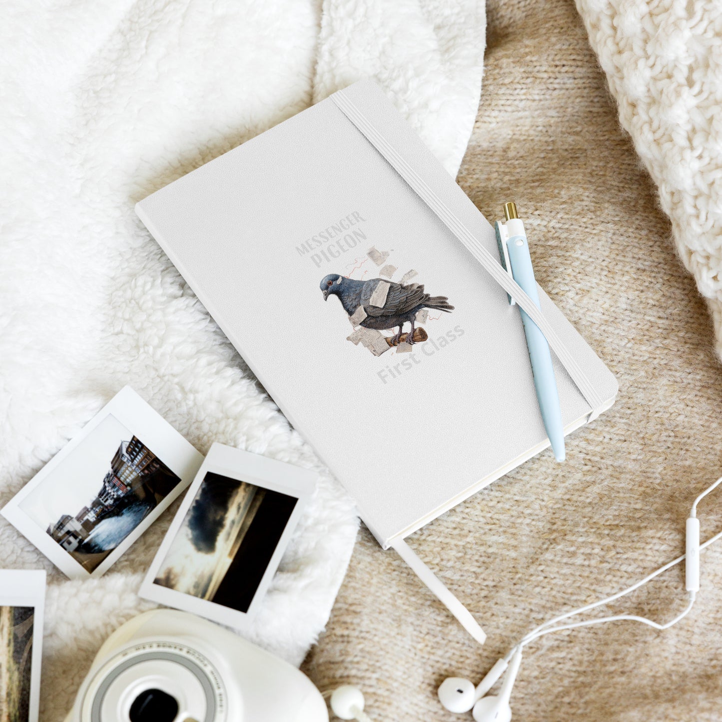 Messenger Pigeon Hardcover bound notebook