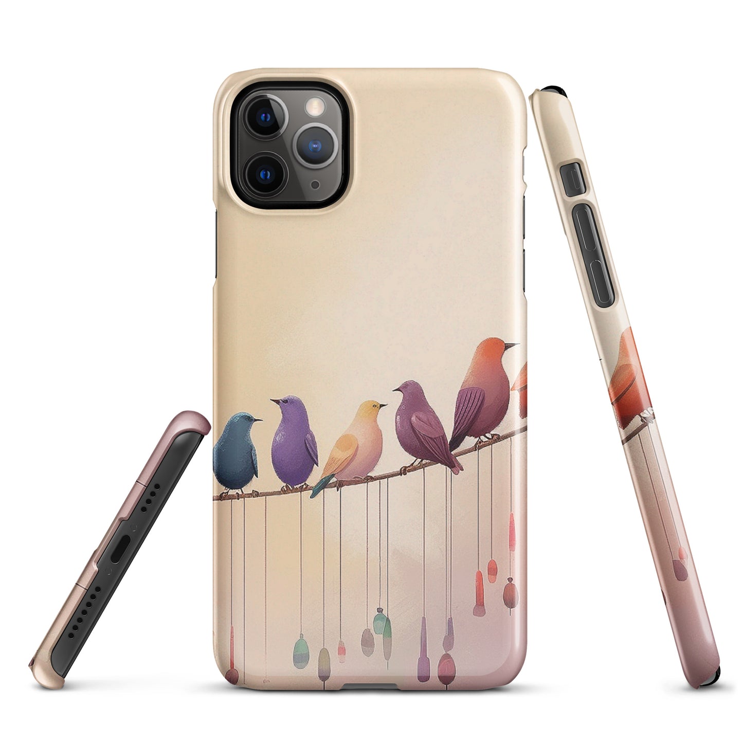 Cute Bird Art Snap case for iPhone®