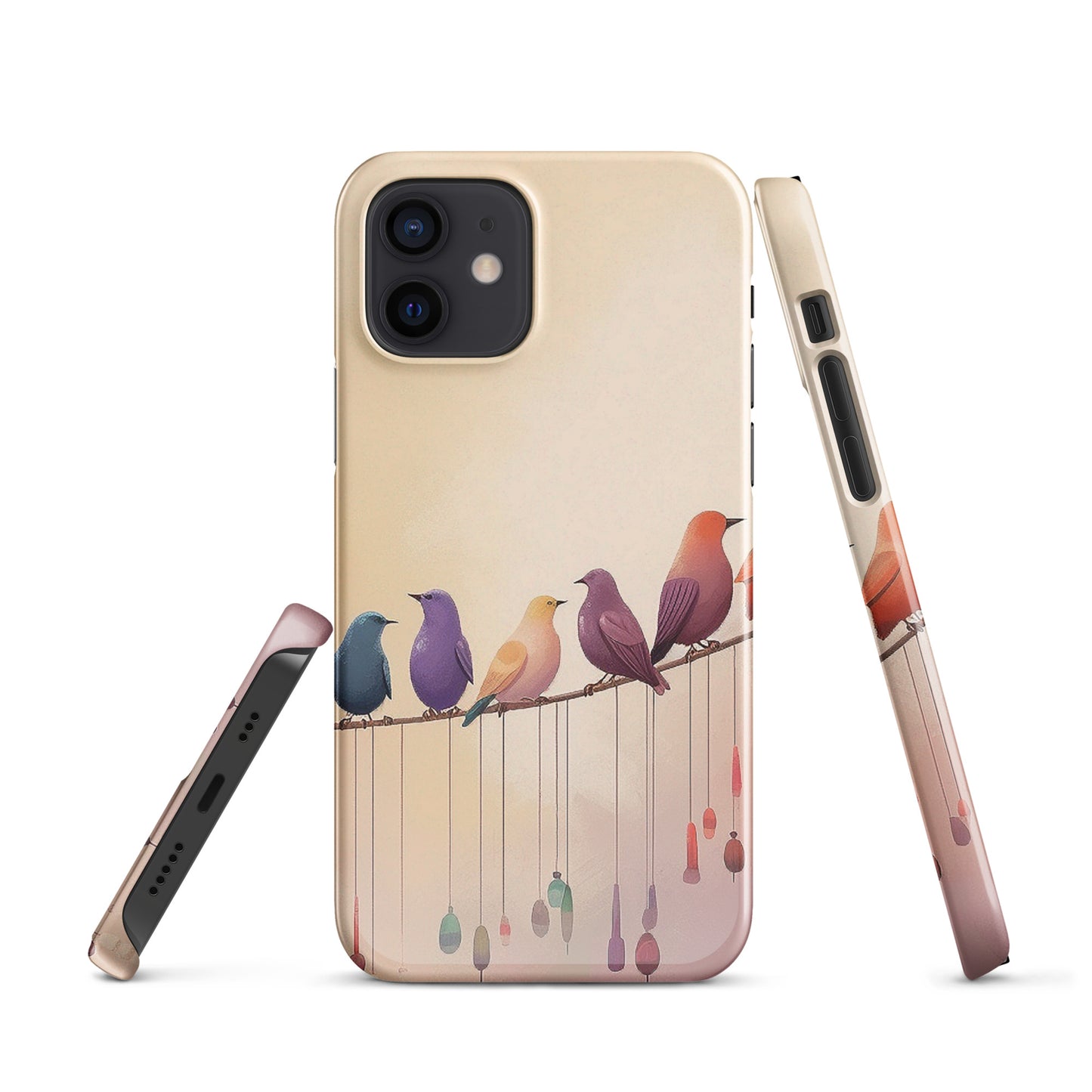 Cute Bird Art Snap case for iPhone®