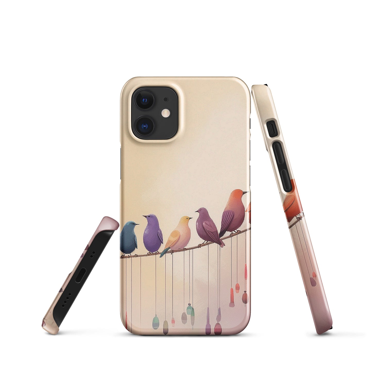 Cute Bird Art Snap case for iPhone®