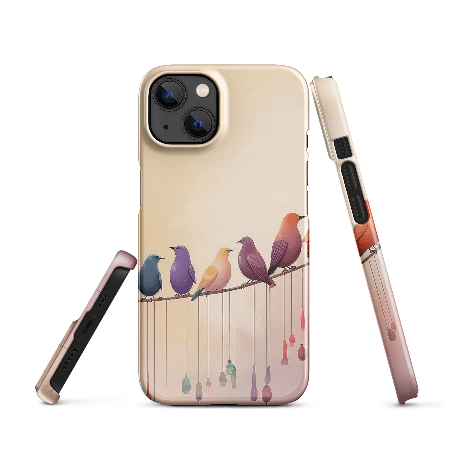 Cute Bird Art Snap case for iPhone®