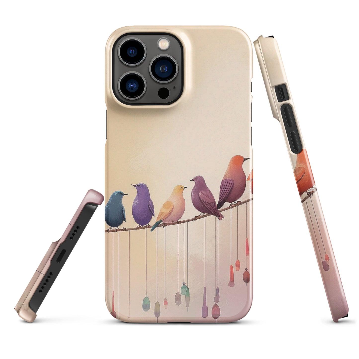 Cute Bird Art Snap case for iPhone®