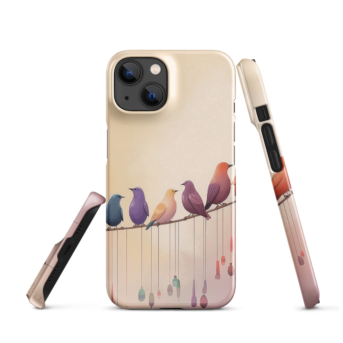 Cute Bird Art Snap case for iPhone®