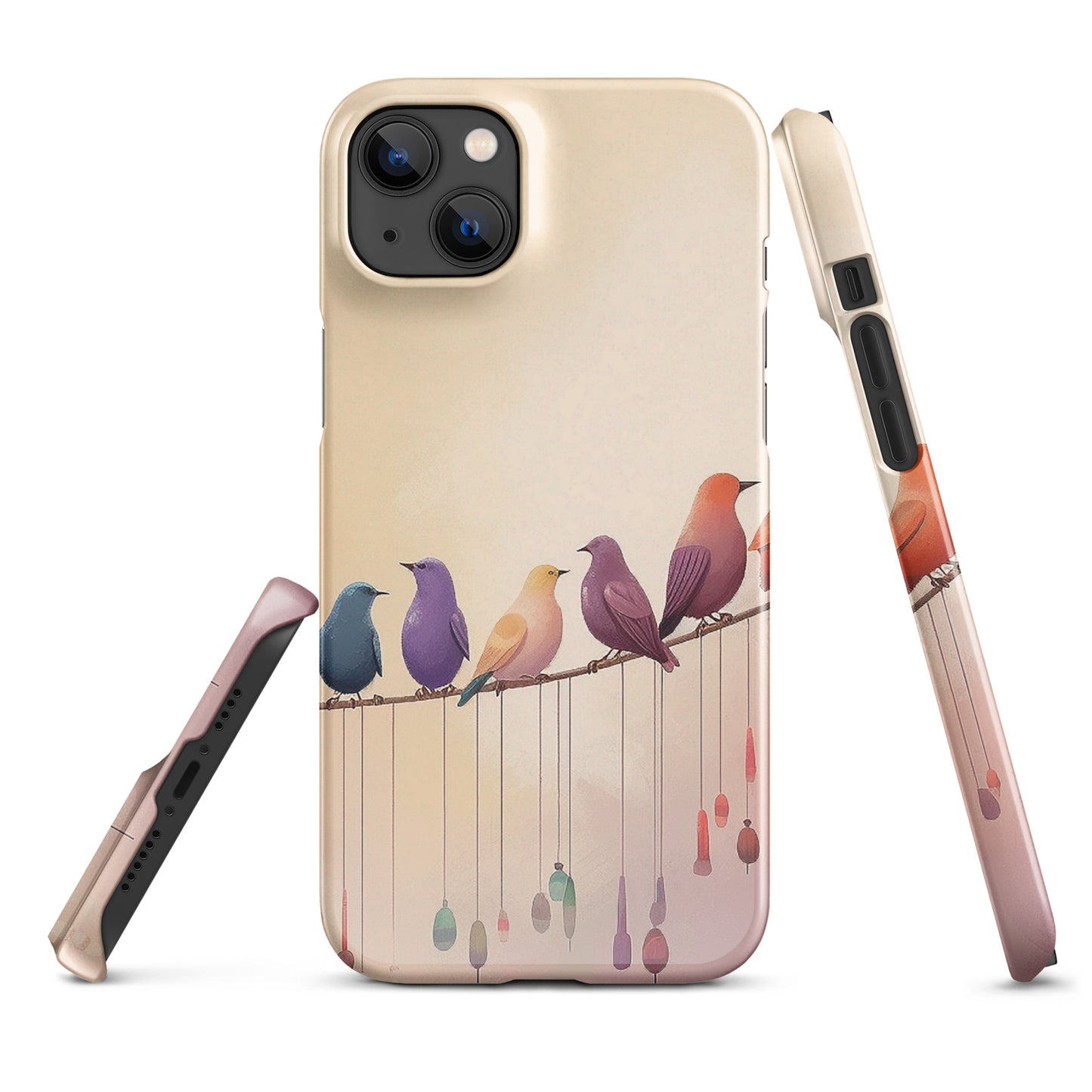 Cute Bird Art Snap case for iPhone®