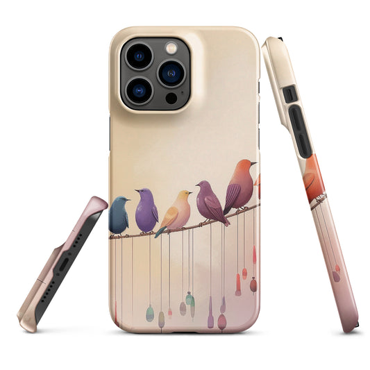 Cute Bird Art Snap case for iPhone®