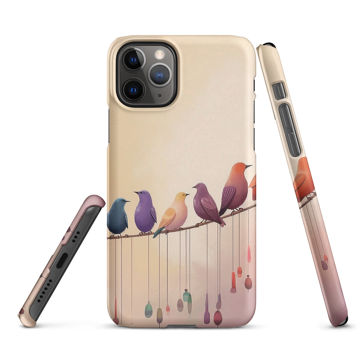 Cute Bird Art Snap case for iPhone®