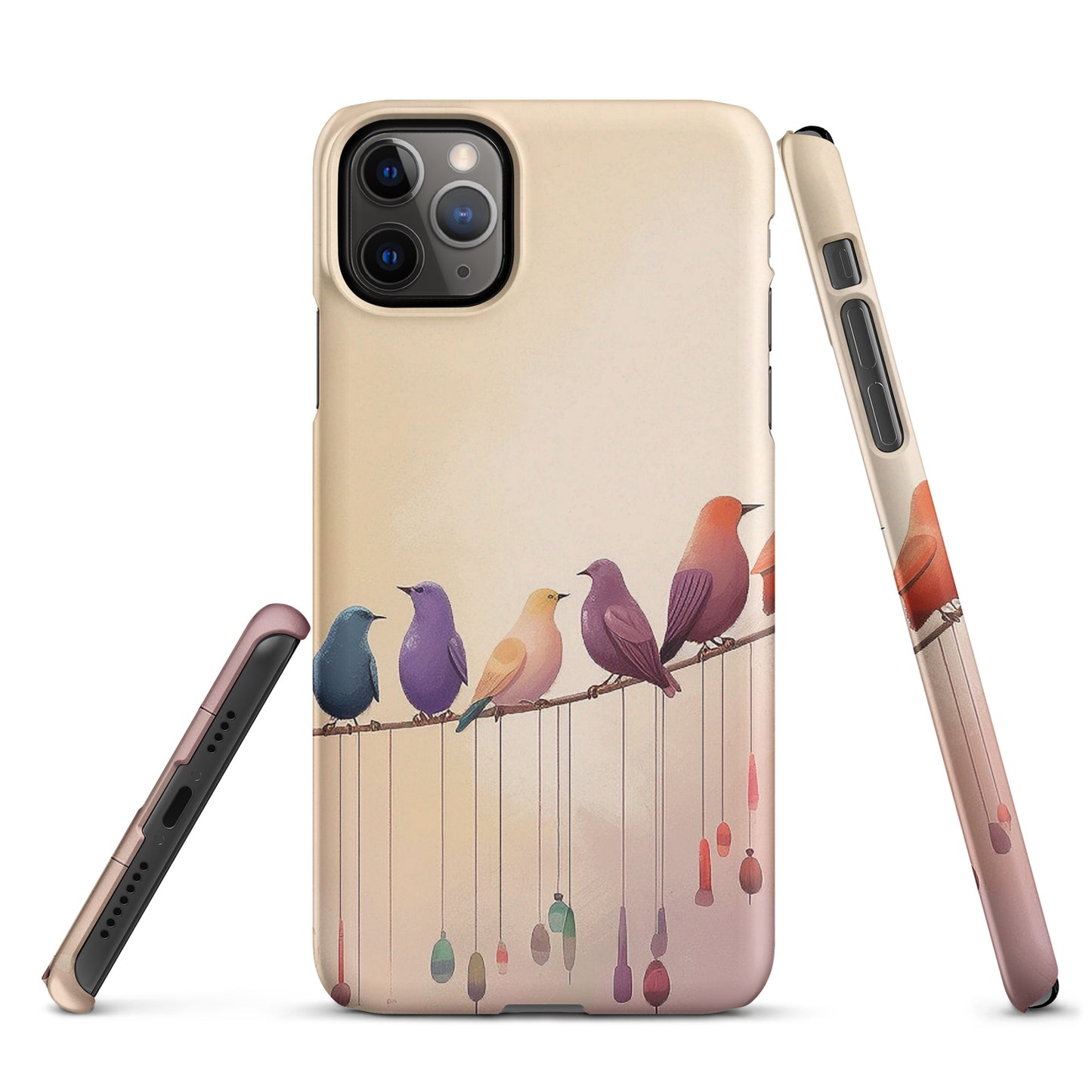 Cute Bird Art Snap case for iPhone®