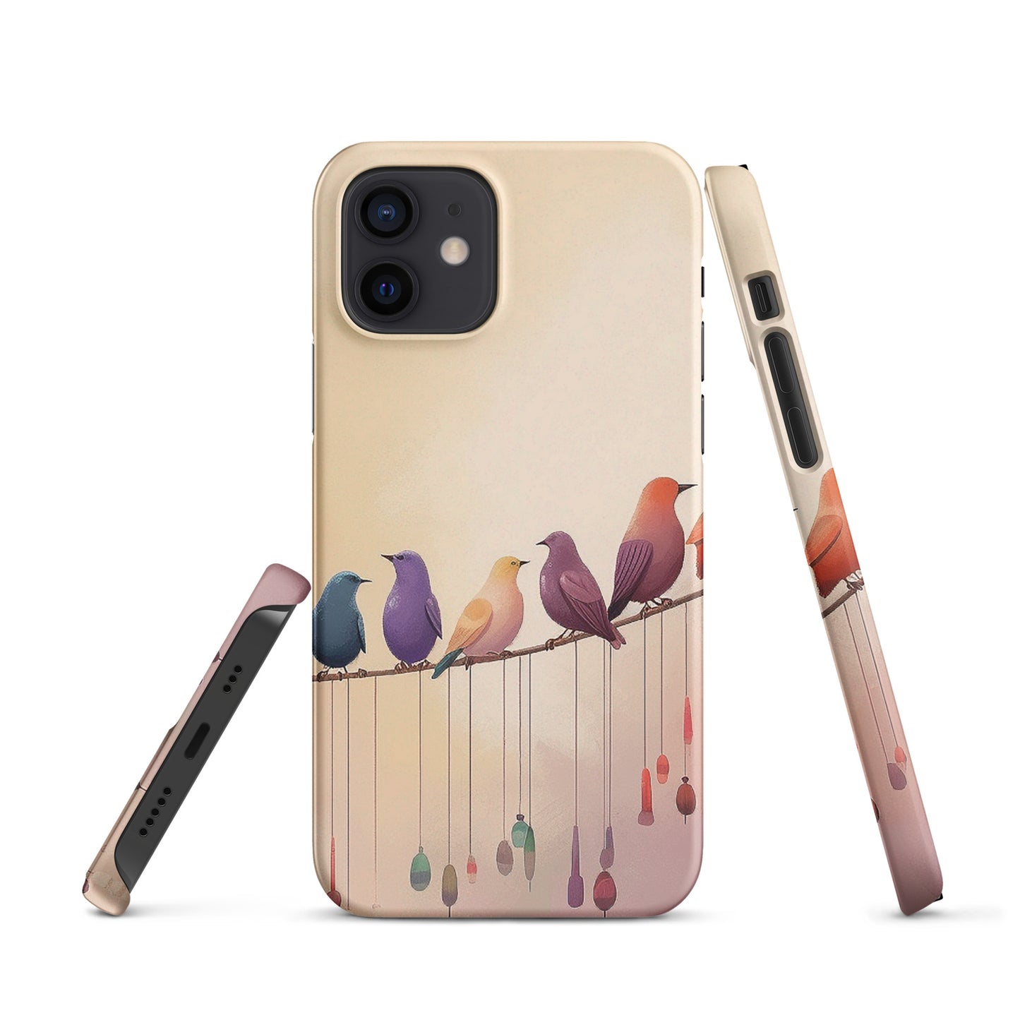 Cute Bird Art Snap case for iPhone®