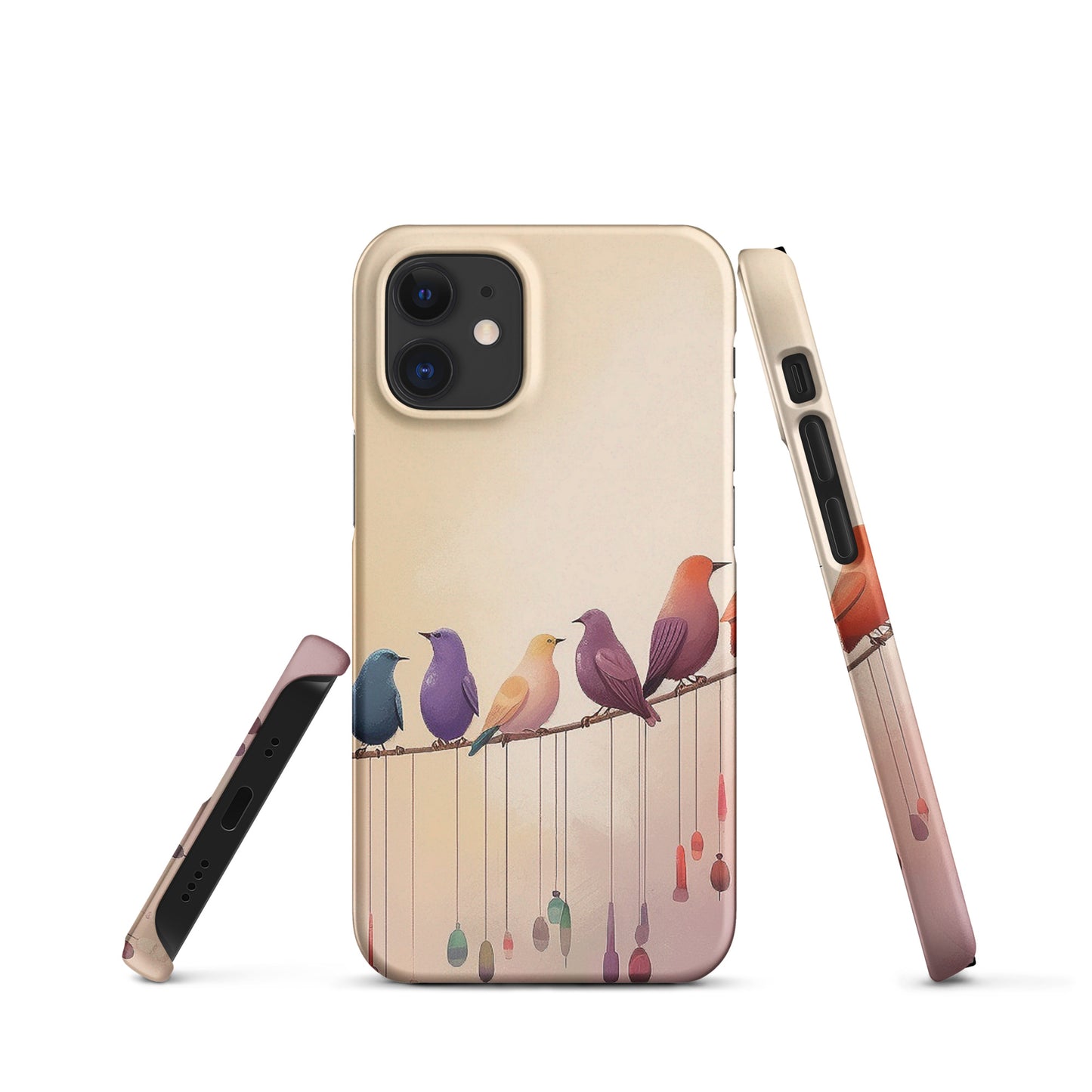 Cute Bird Art Snap case for iPhone®