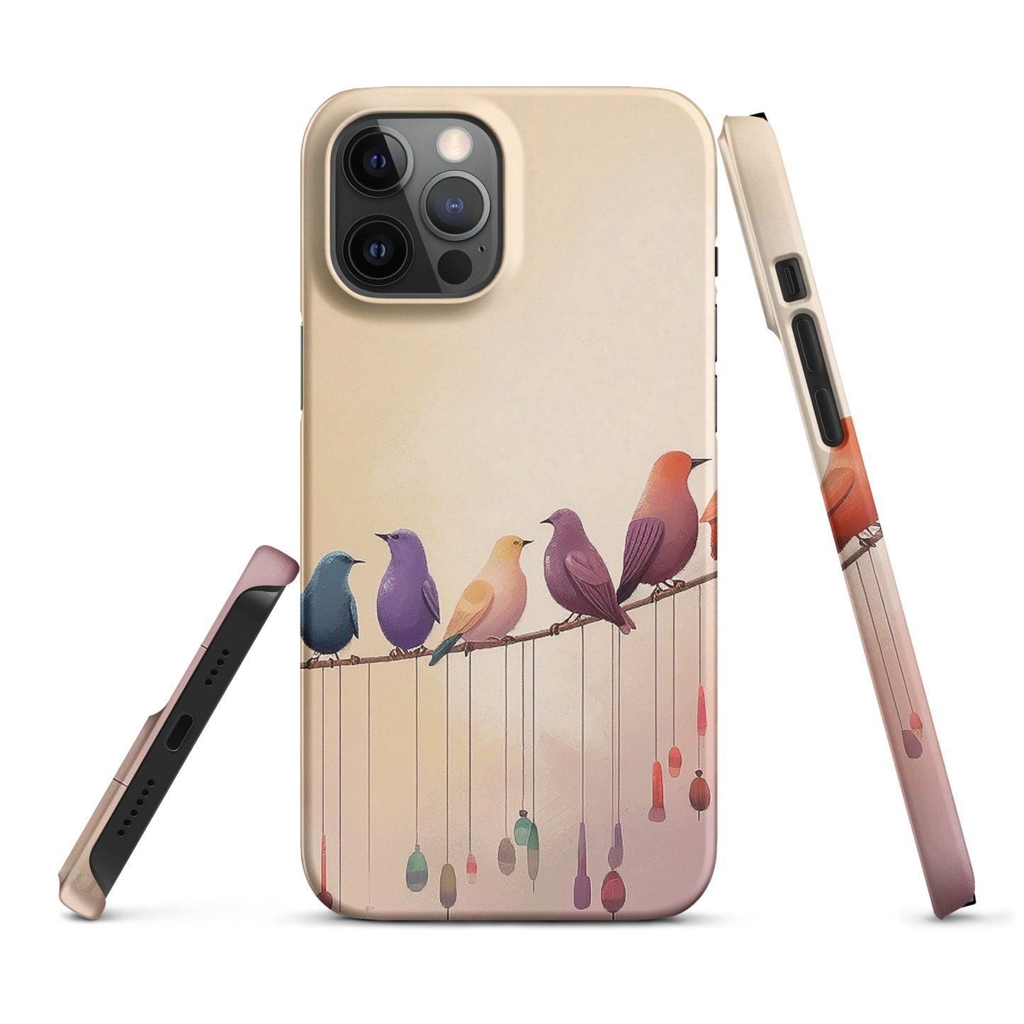 Cute Bird Art Snap case for iPhone®