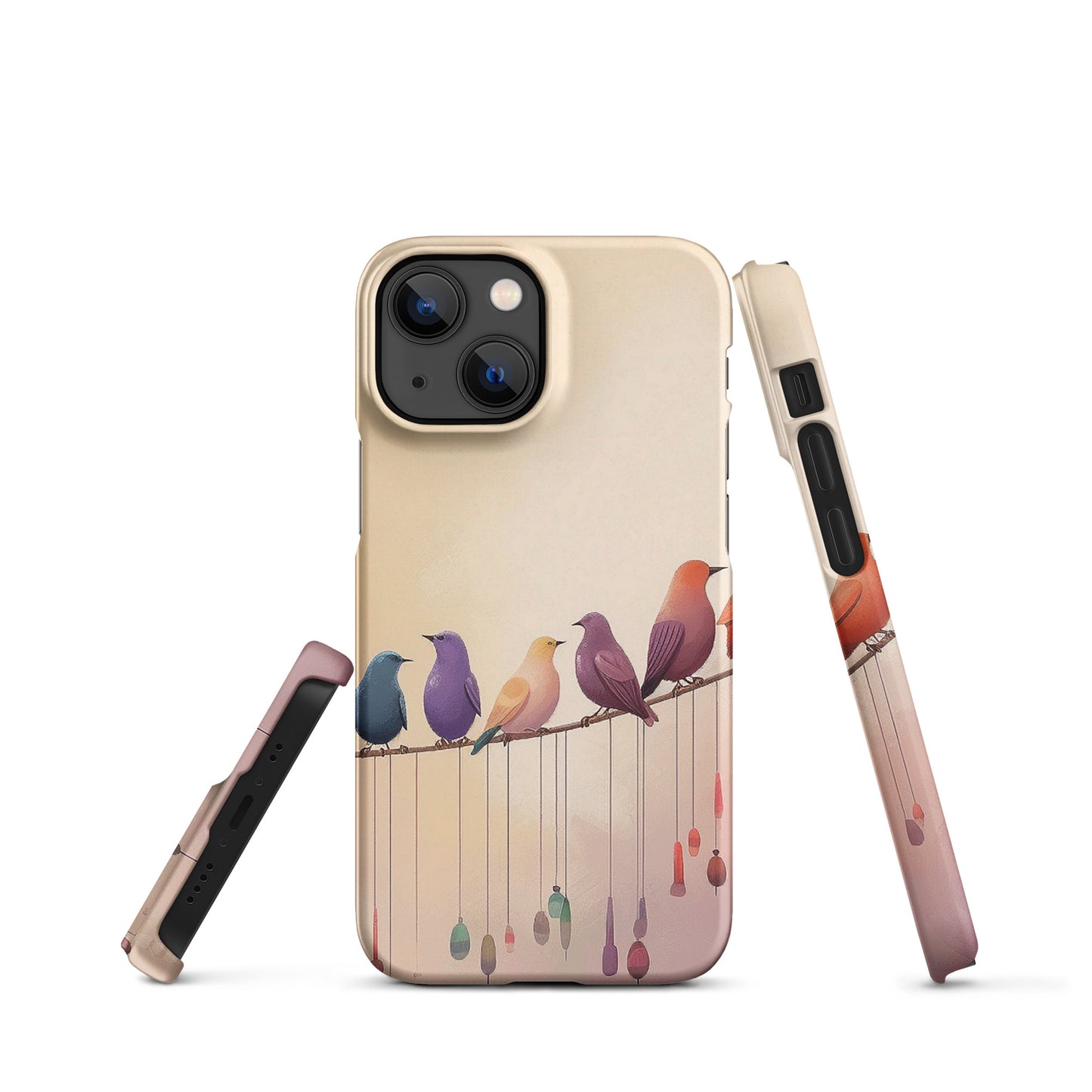 Cute Bird Art Snap case for iPhone®