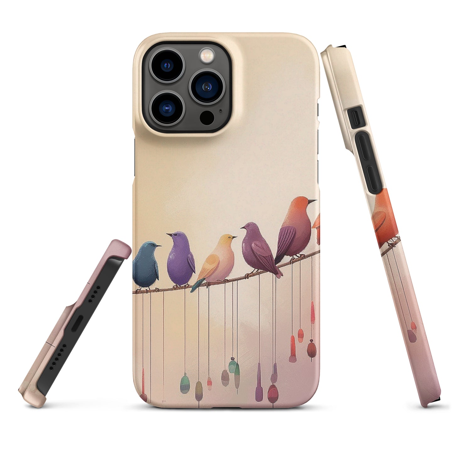 Cute Bird Art Snap case for iPhone®