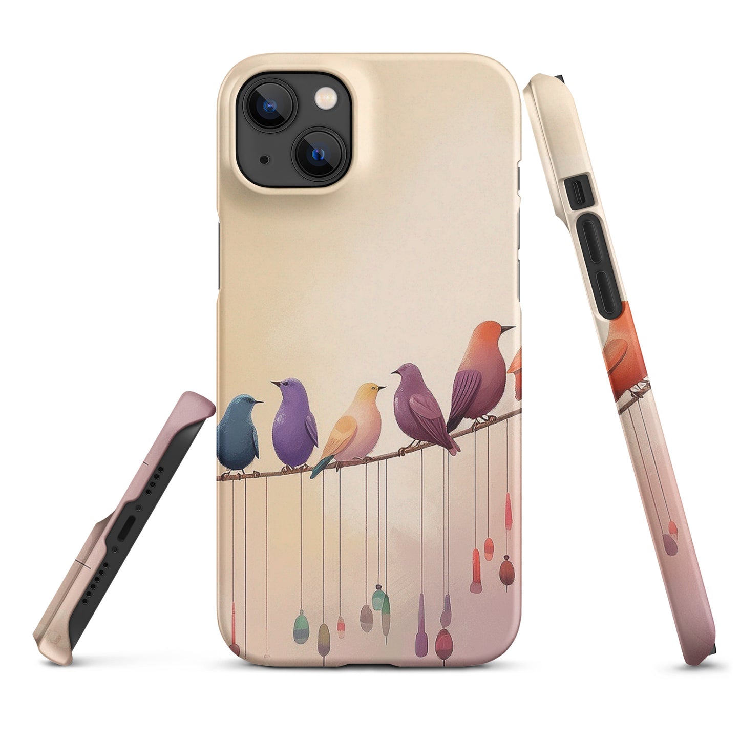 Cute Bird Art Snap case for iPhone®