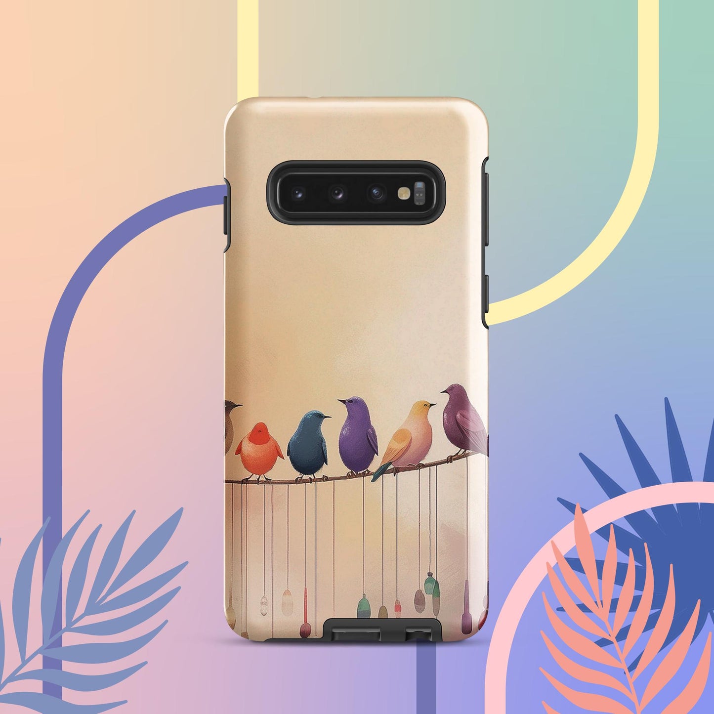 Cute Bird Art Tough case for Samsung®