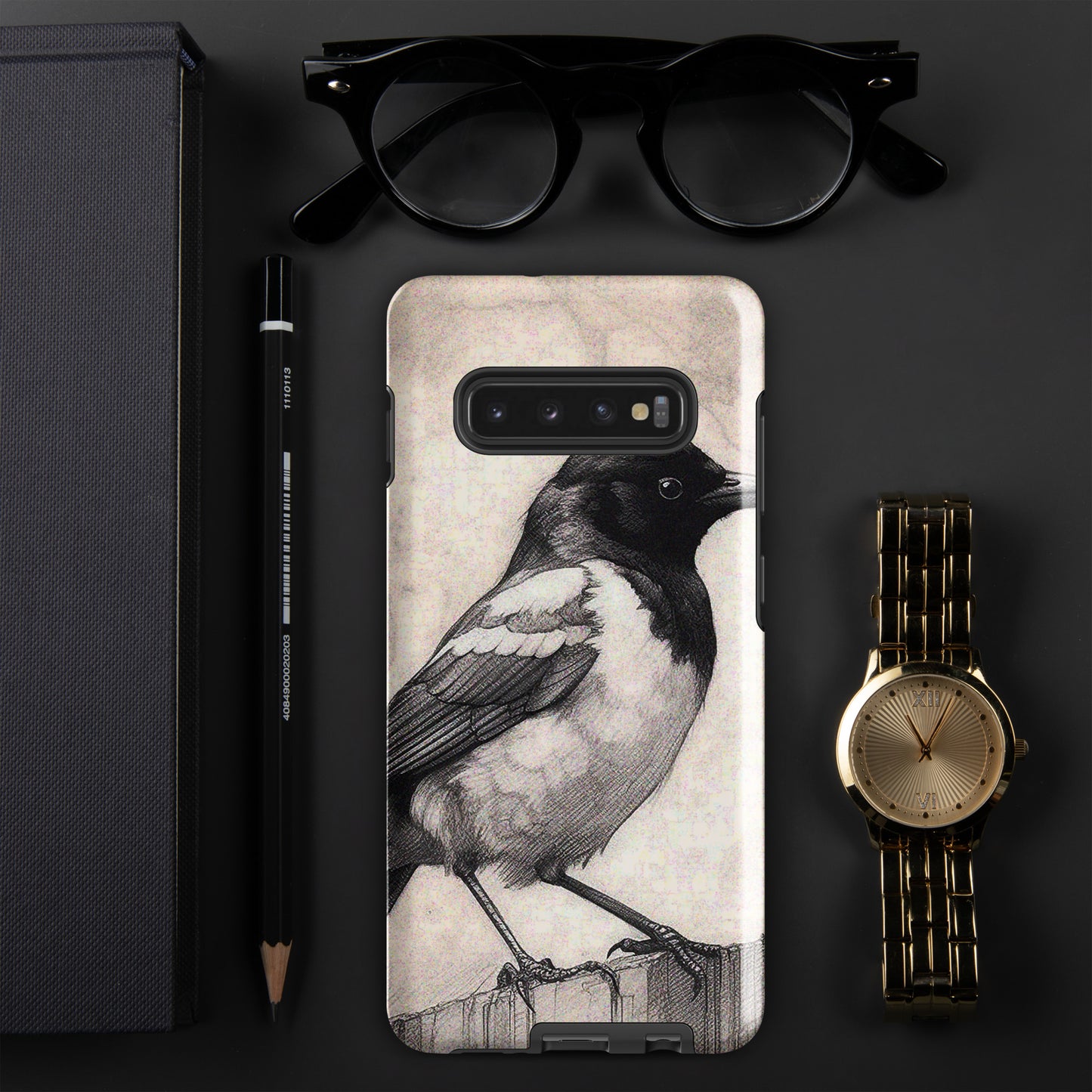 Magpie Bird Art Tough case for Samsung®