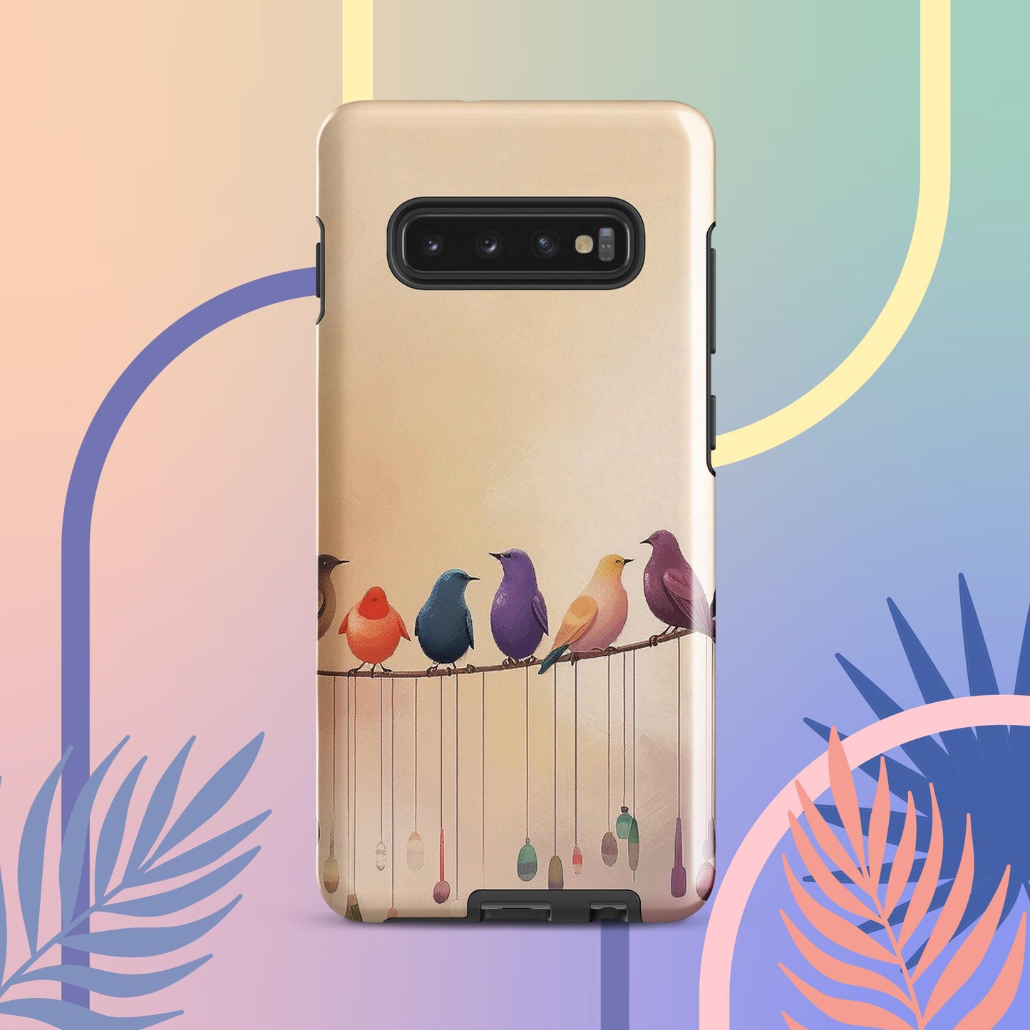 Cute Bird Art Tough case for Samsung®