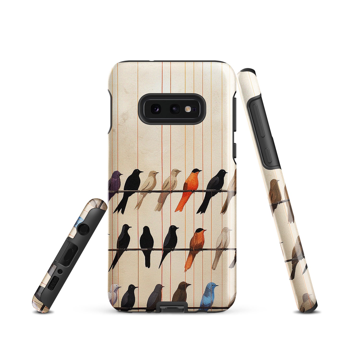 Birds On The Wire Colorful Bird Design Tough case for Samsung®