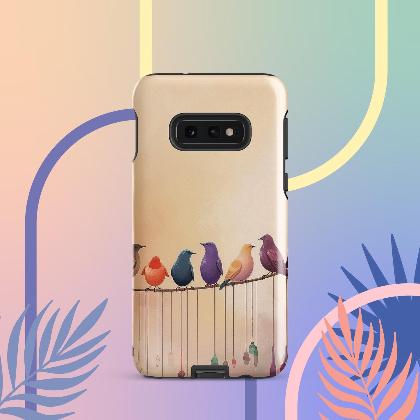 Cute Bird Art Tough case for Samsung®