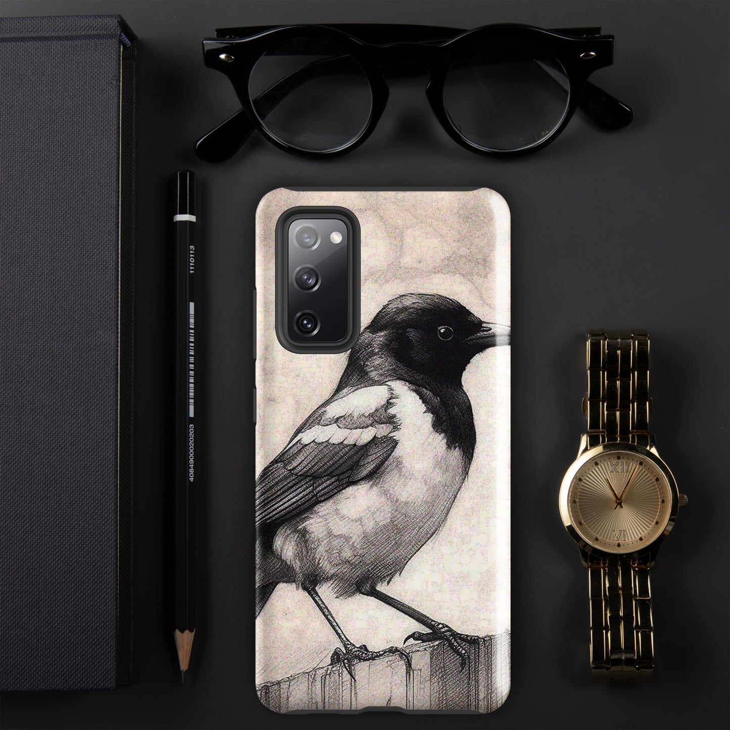 Magpie Bird Art Tough case for Samsung®