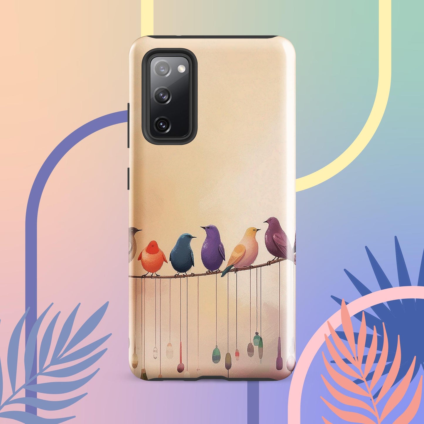 Cute Bird Art Tough case for Samsung®
