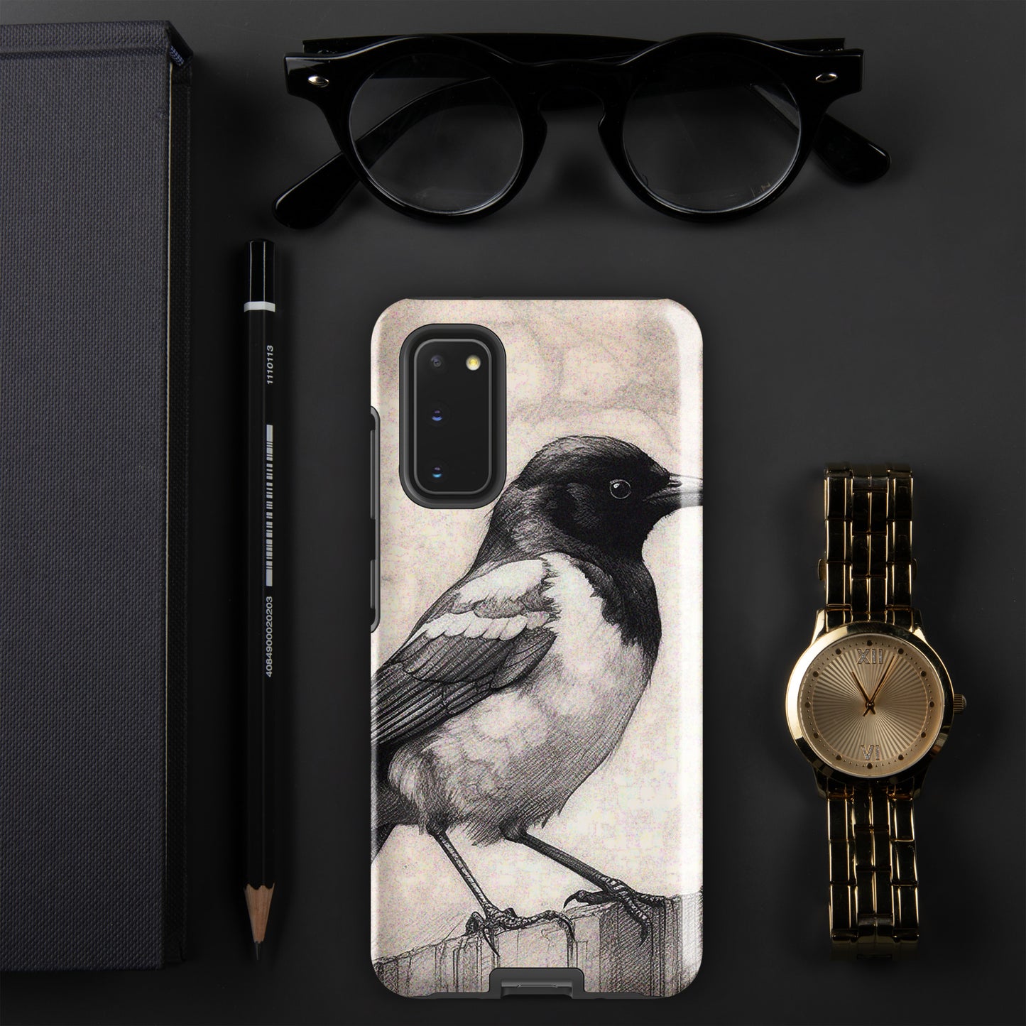 Magpie Bird Art Tough case for Samsung®