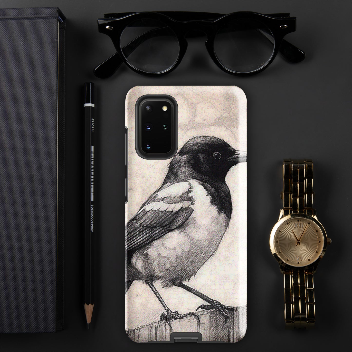 Magpie Bird Art Tough case for Samsung®