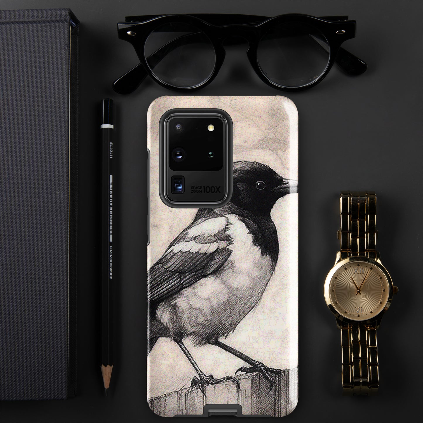 Magpie Bird Art Tough case for Samsung®