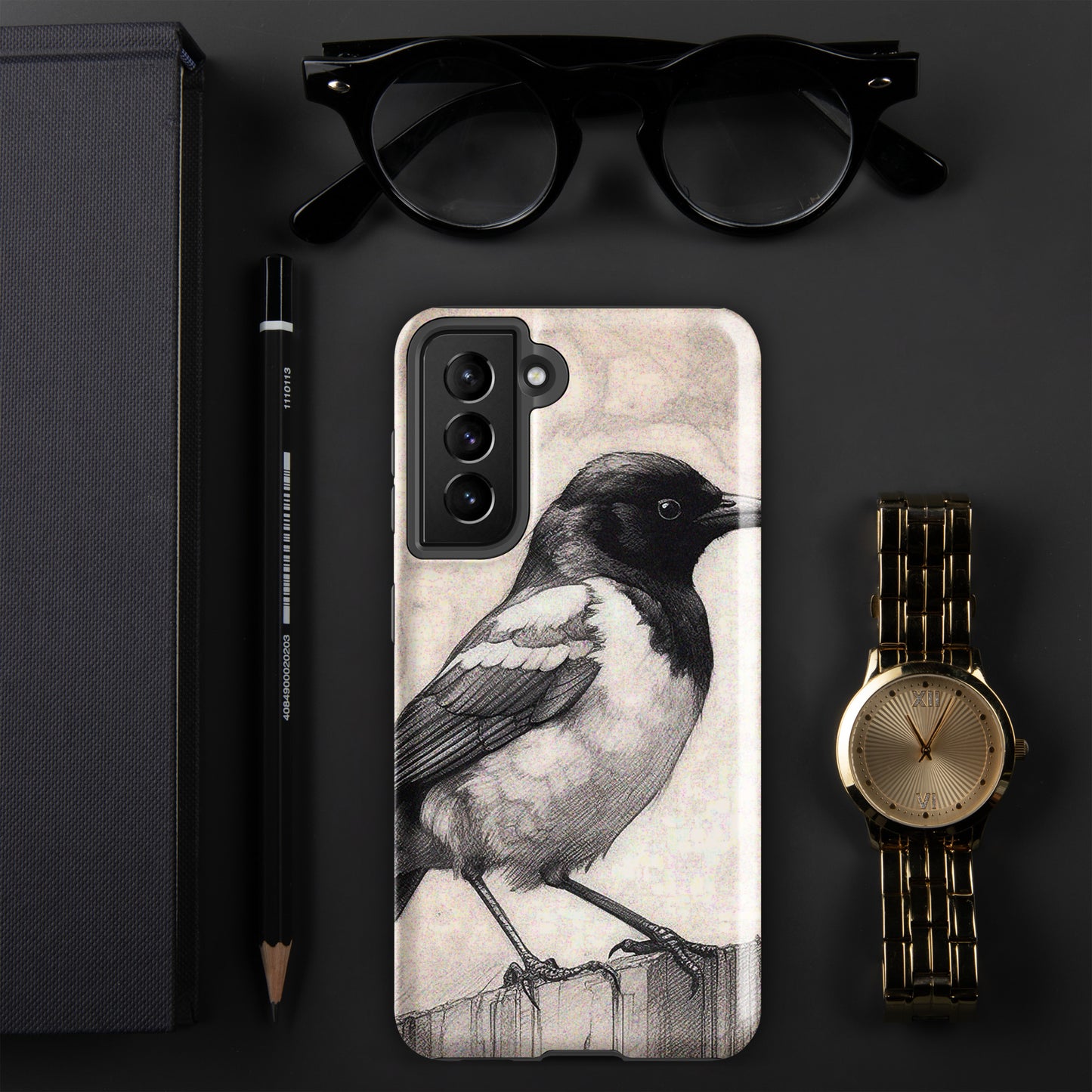 Magpie Bird Art Tough case for Samsung®