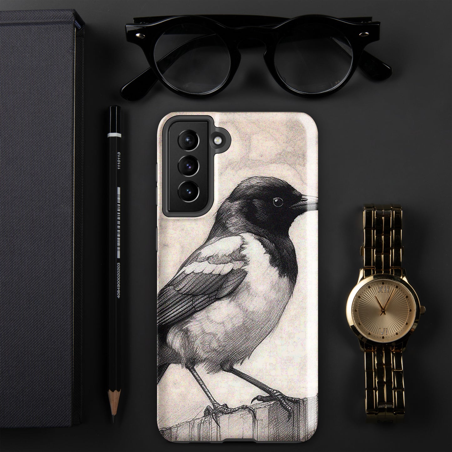 Magpie Bird Art Tough case for Samsung®