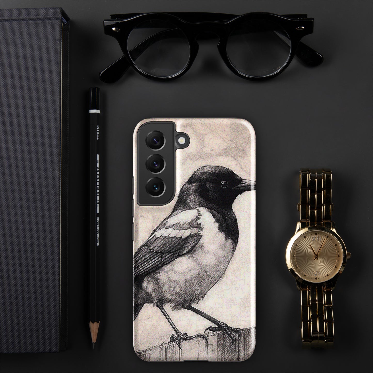 Magpie Bird Art Tough case for Samsung®