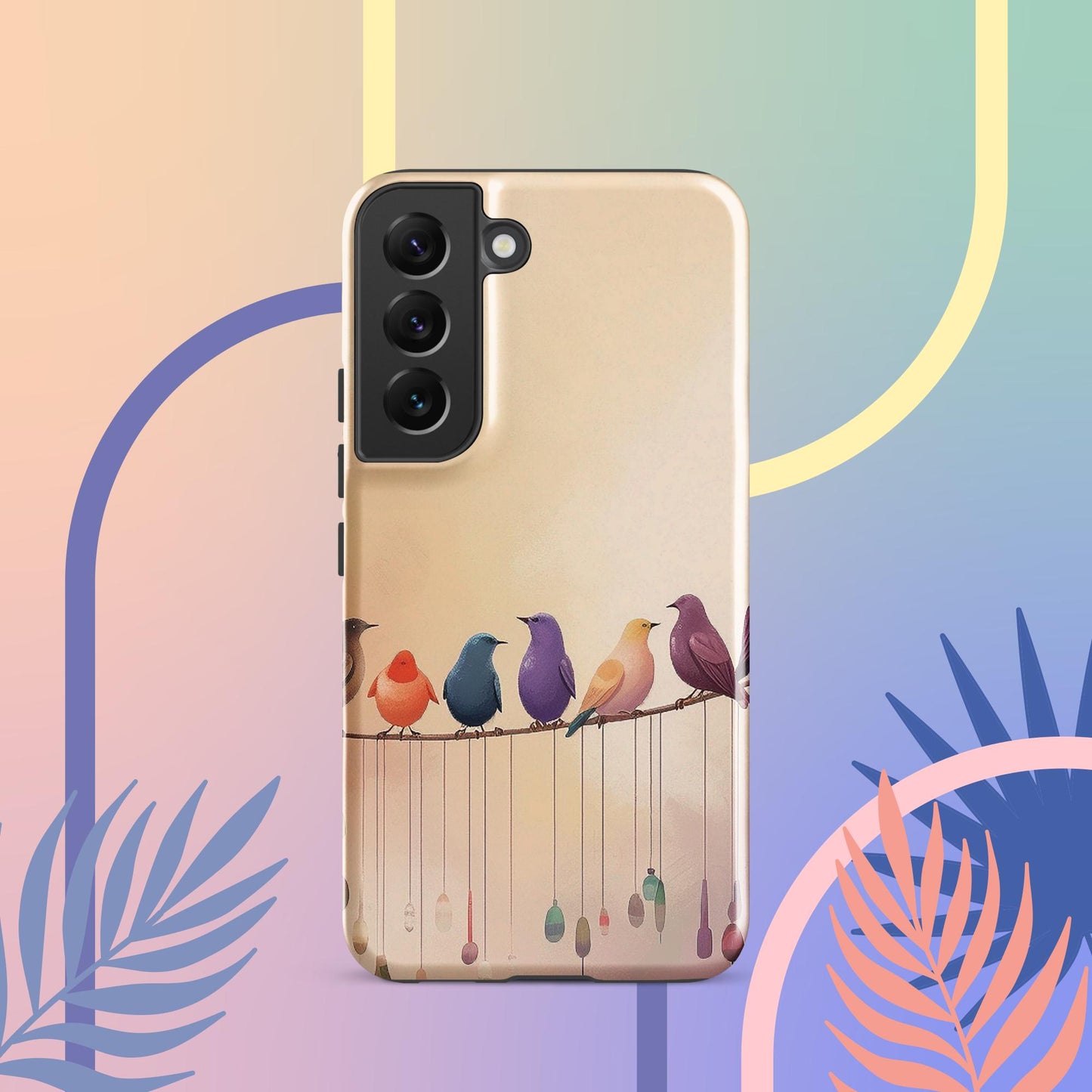 Cute Bird Art Tough case for Samsung®