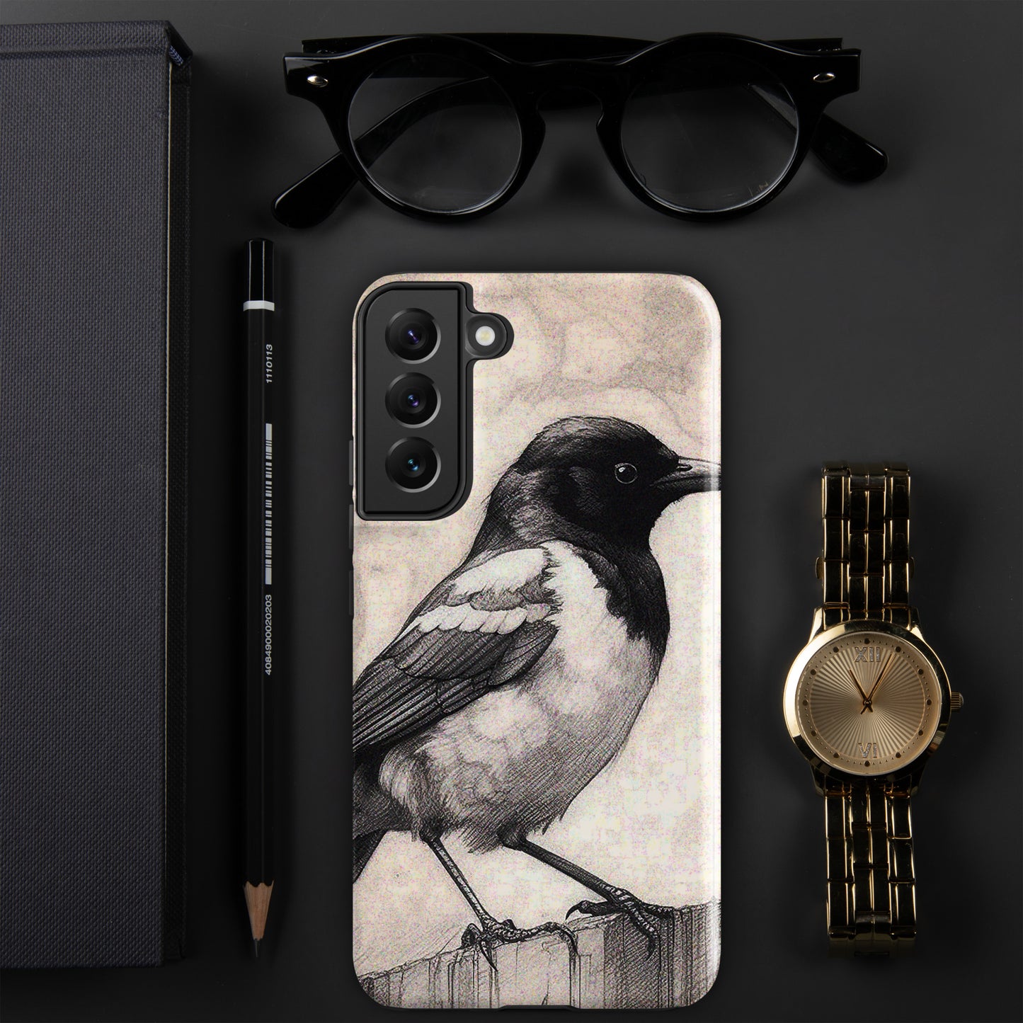 Magpie Bird Art Tough case for Samsung®