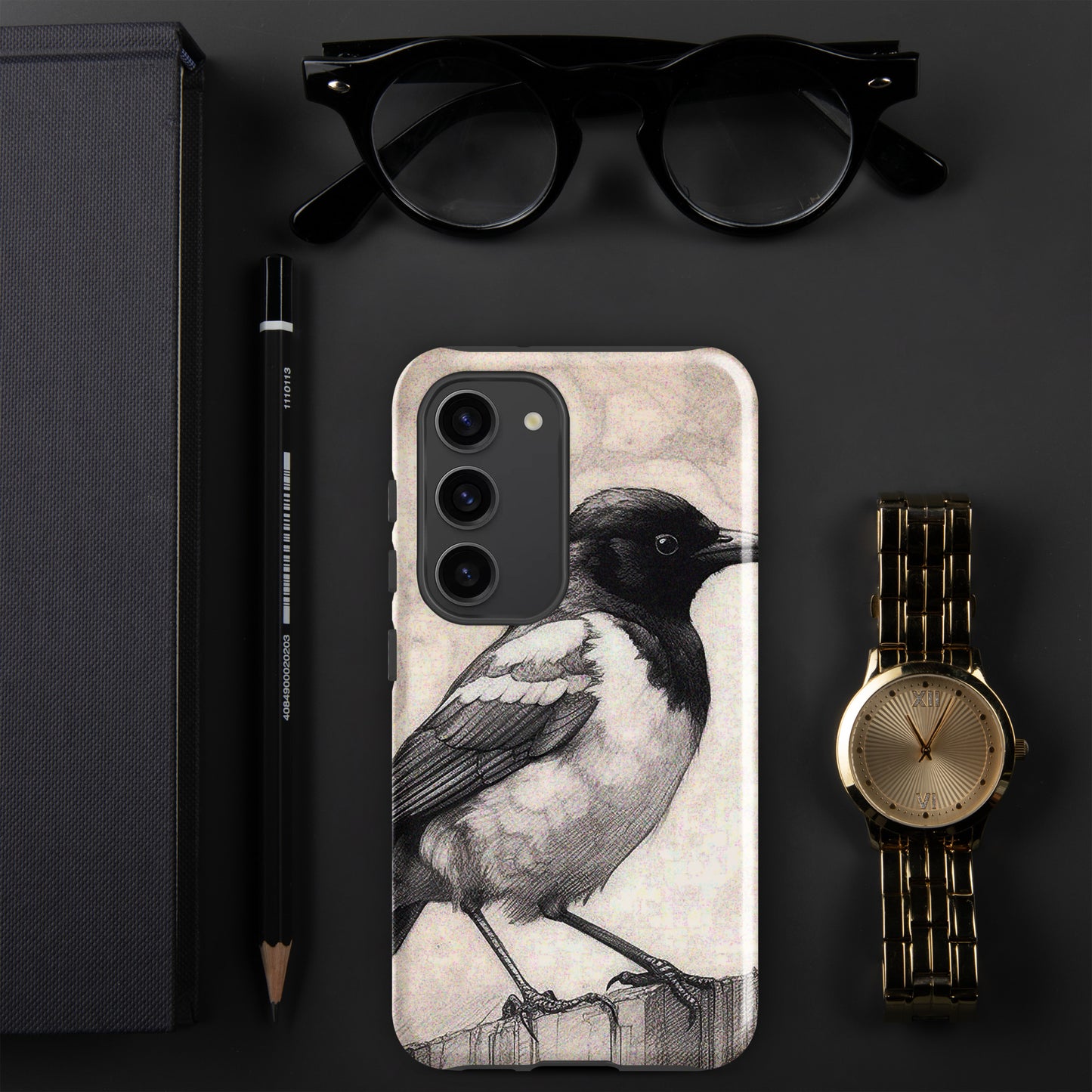 Magpie Bird Art Tough case for Samsung®