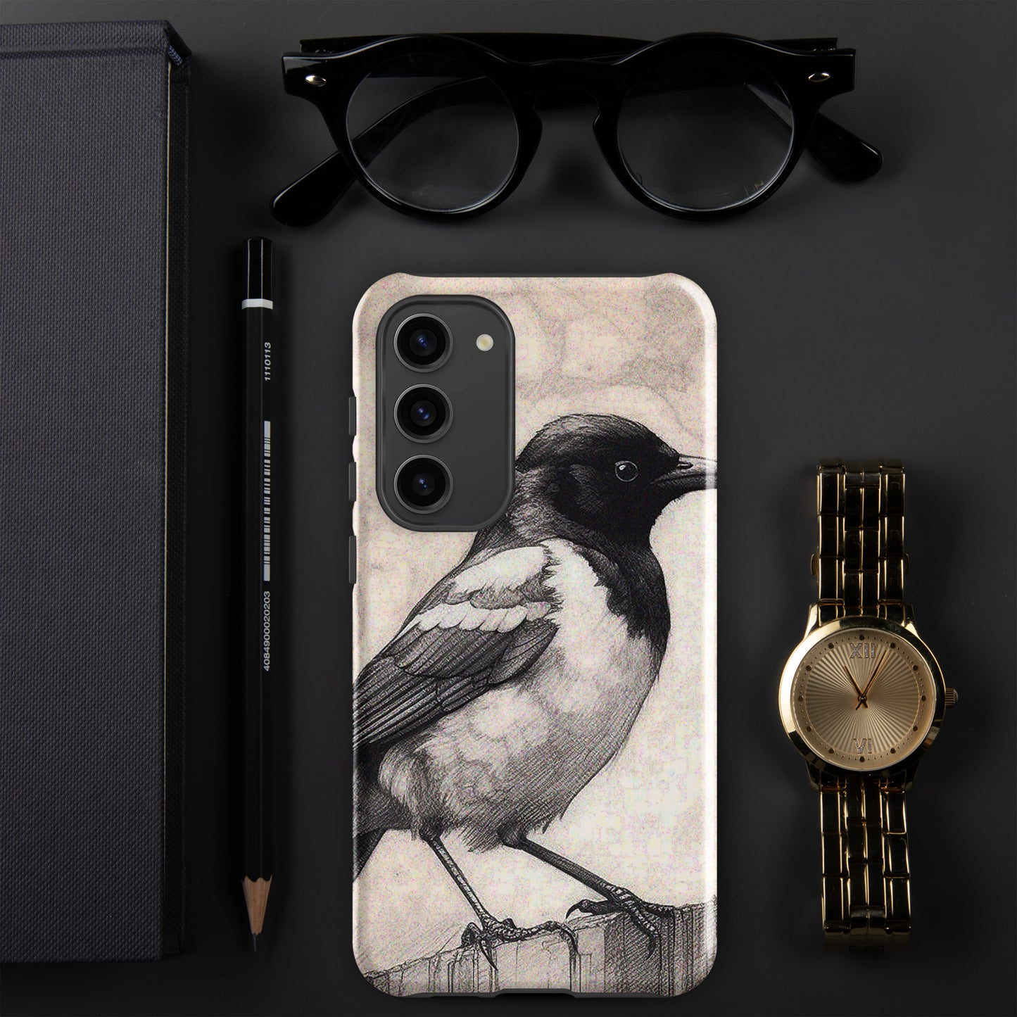 Magpie Bird Art Tough case for Samsung®