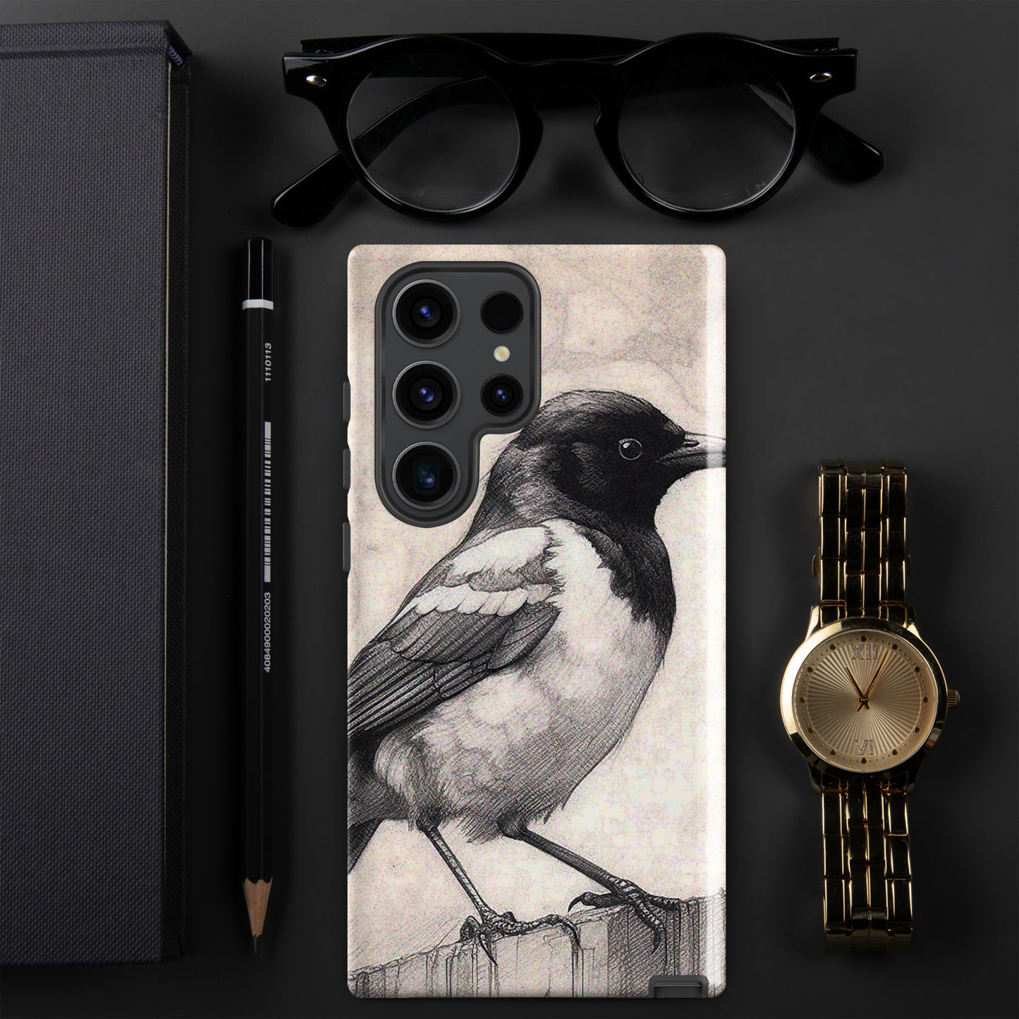 Magpie Bird Art Tough case for Samsung®