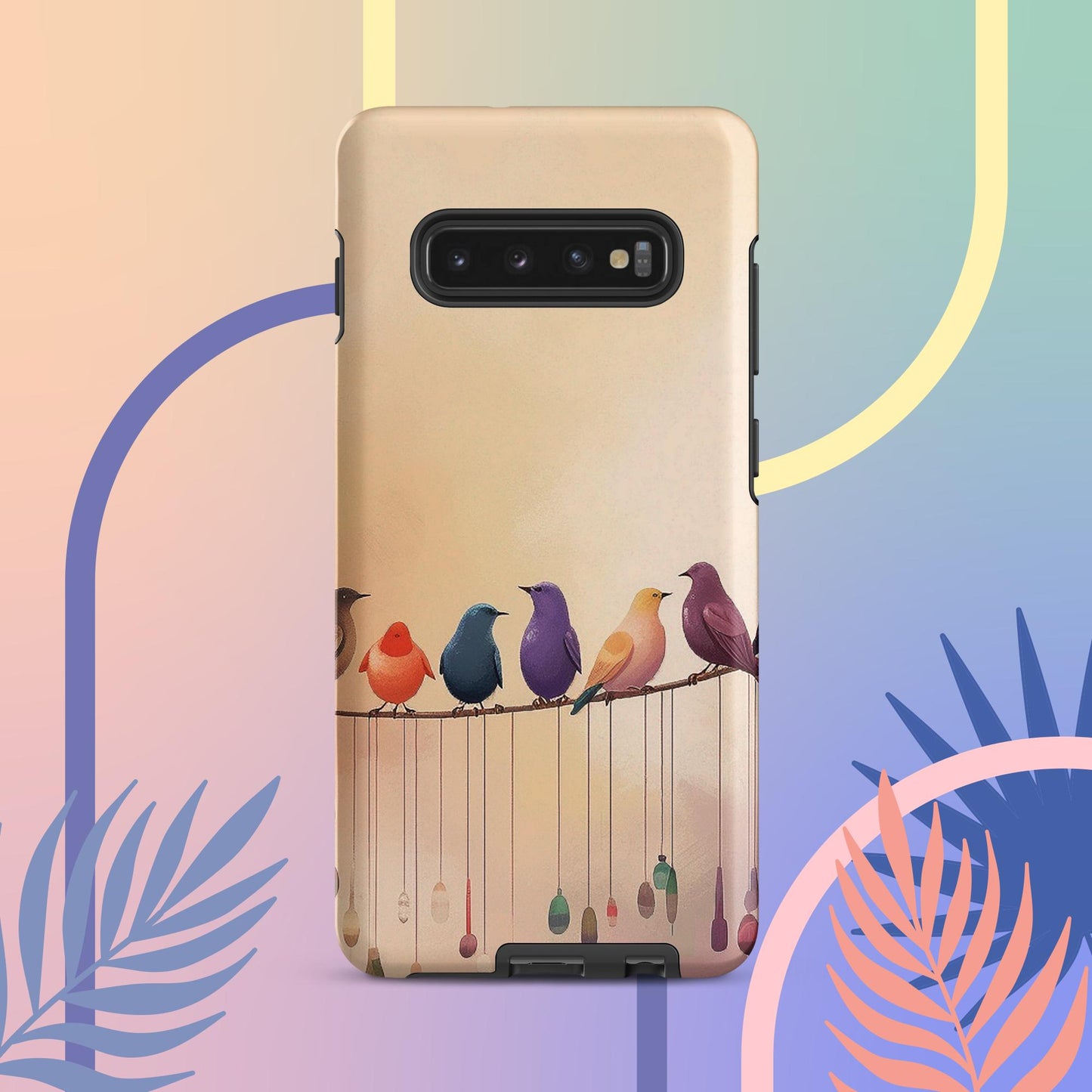 Cute Bird Art Tough case for Samsung®