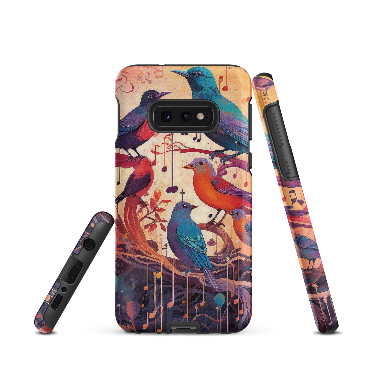 Colorful Birds And Floral Design Tough case for Samsung®