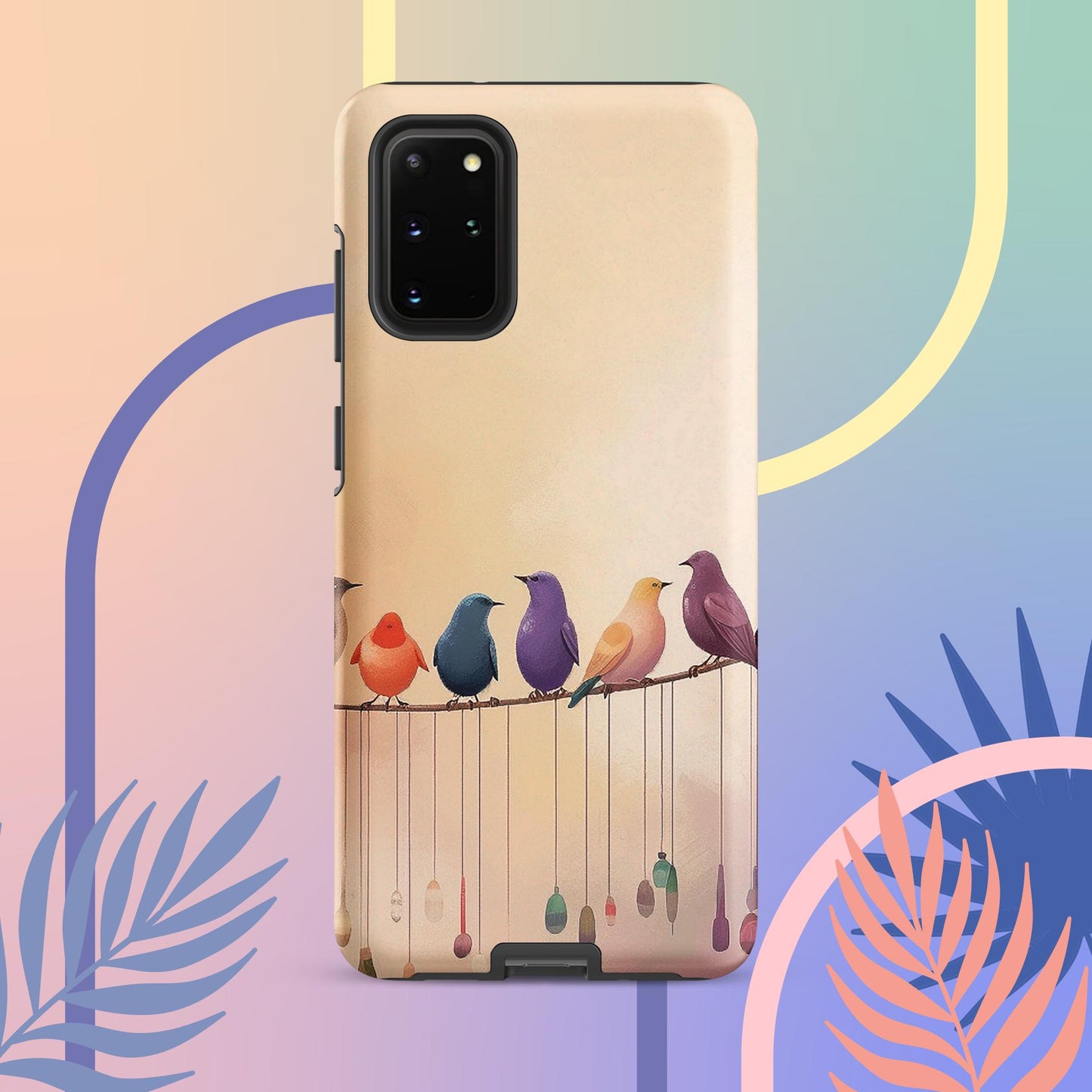 Cute Bird Art Tough case for Samsung®