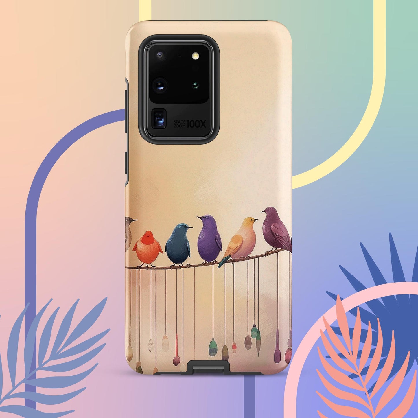 Cute Bird Art Tough case for Samsung®