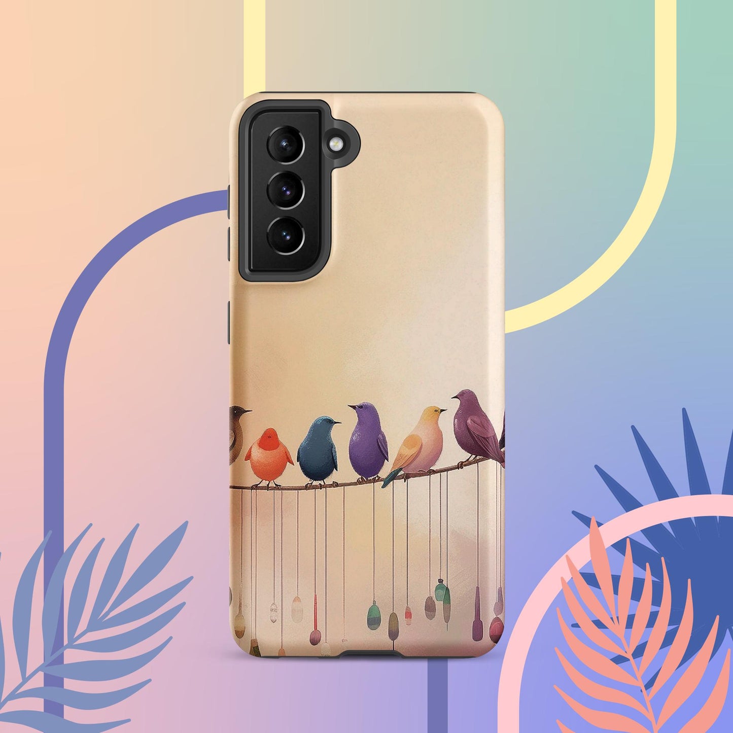 Cute Bird Art Tough case for Samsung®