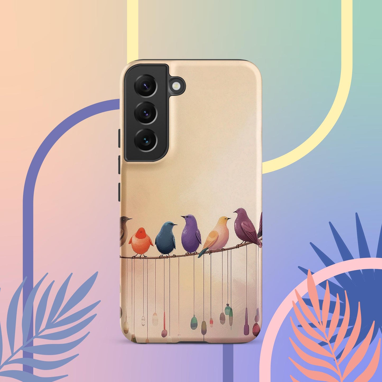 Cute Bird Art Tough case for Samsung®