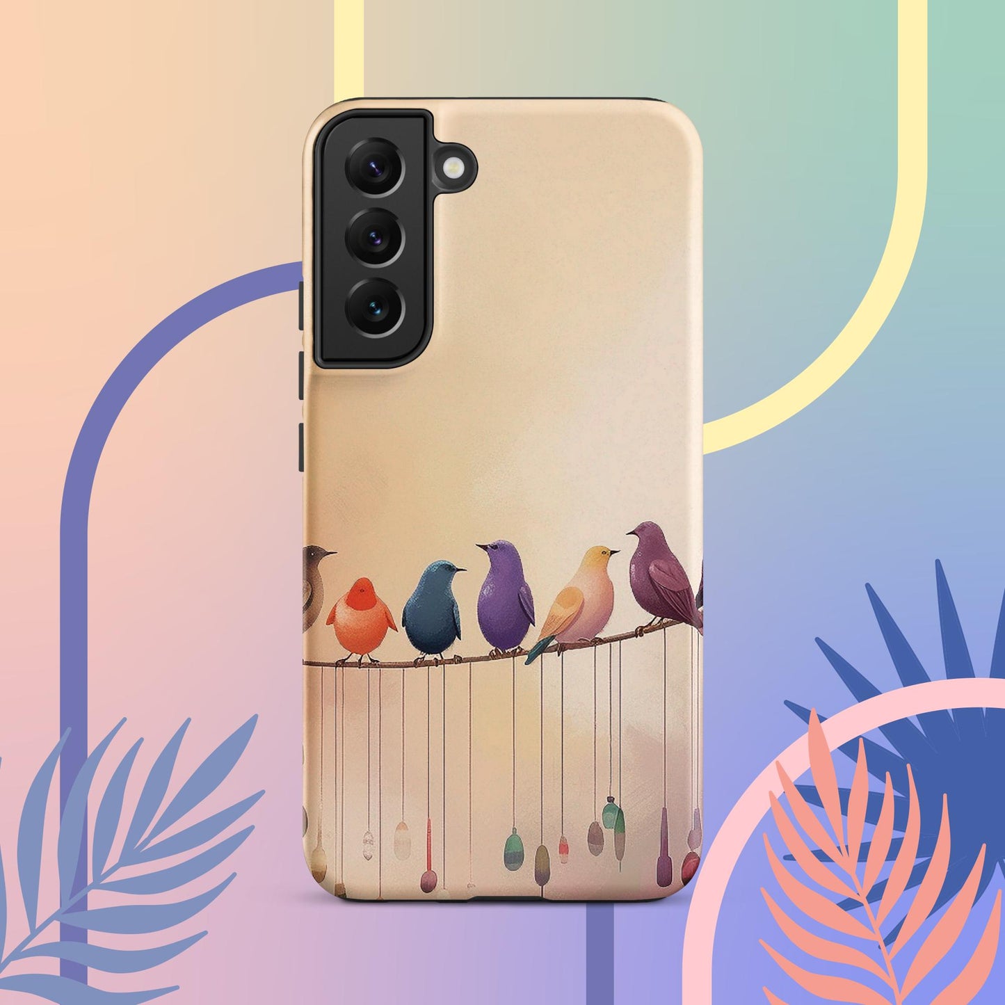 Cute Bird Art Tough case for Samsung®