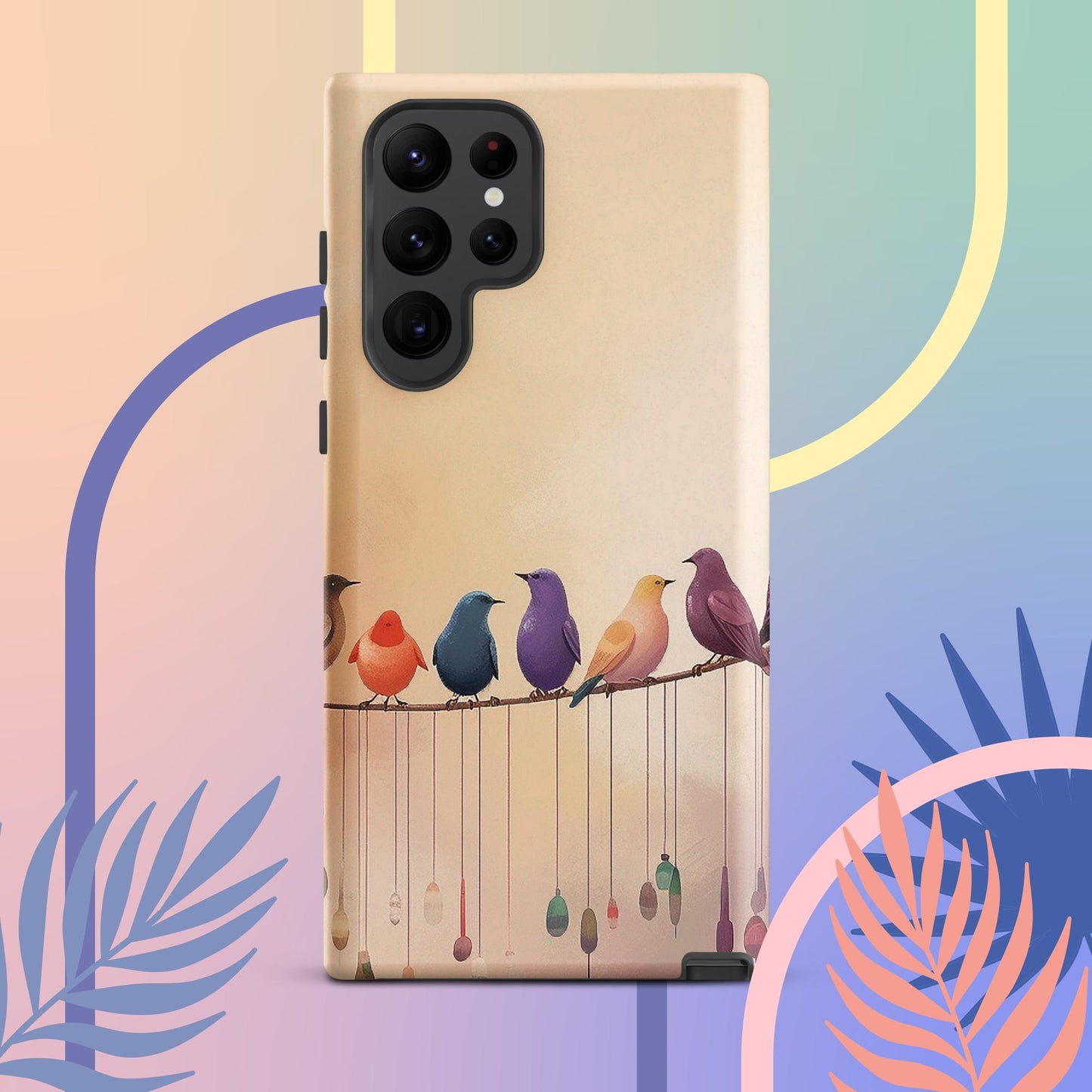 Cute Bird Art Tough case for Samsung®