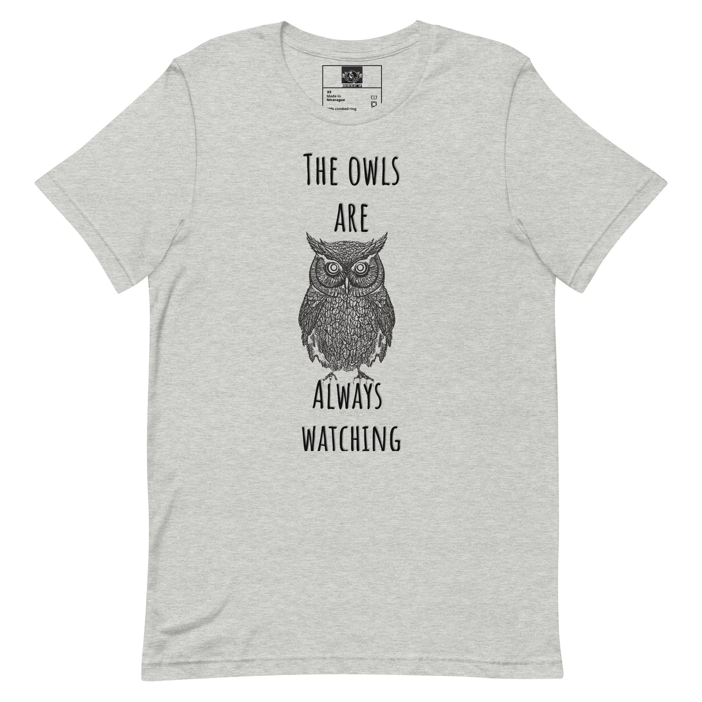 Owls Are Always Watching Unisex t-shirt