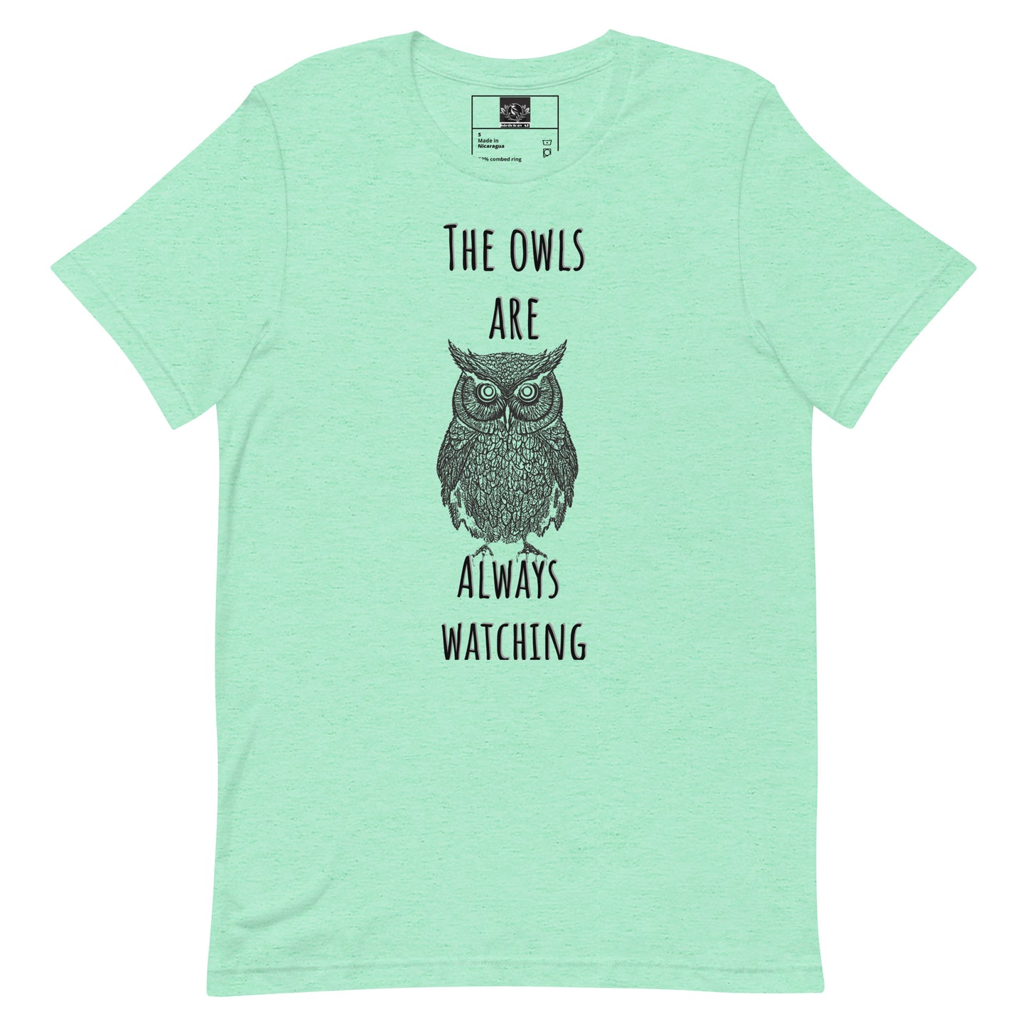 Owls Are Always Watching Unisex t-shirt